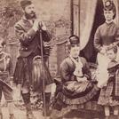 Family in tartan